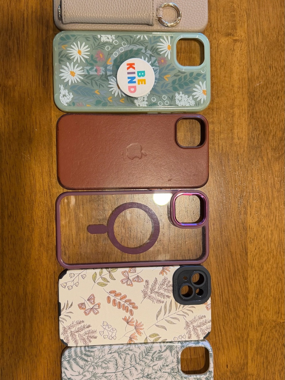 Apple iPhone Case Collection - Multi-Color Floral & Leather Options